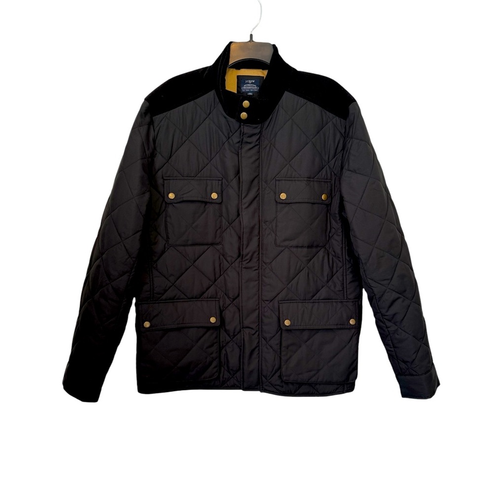 EUC J Crew Quilted Men's Jacket Black XL